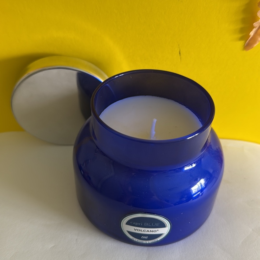 Capri Blue Volcano Scented Candles - Luxury Glass Jar Candles (8 oz) - Picture 3 of 7